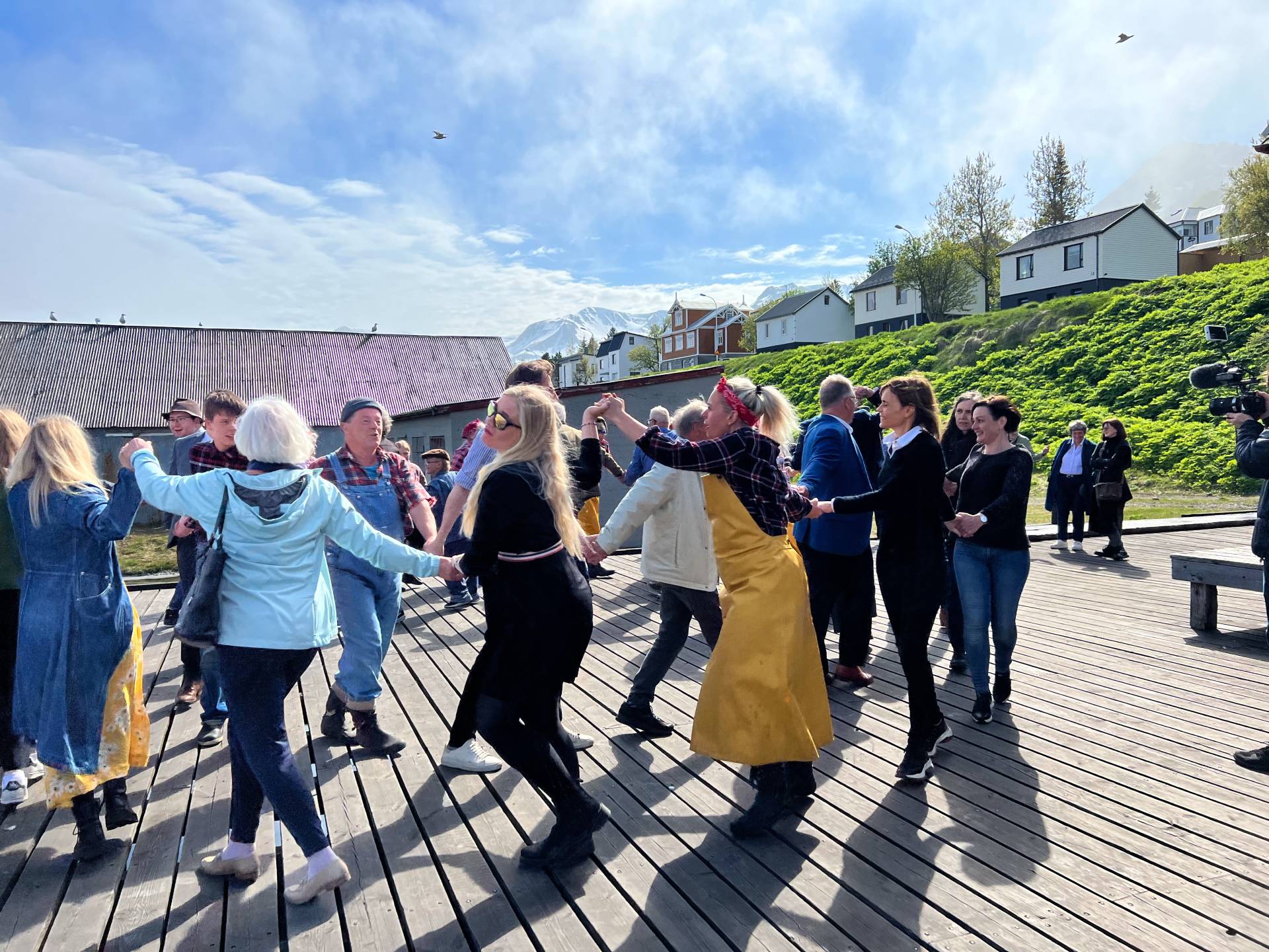 Det ble danset på brygga 